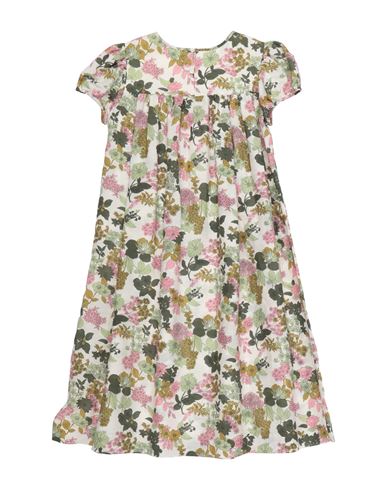 Kid Girl Kids' dress Light green Size 10 Linen, Cotton