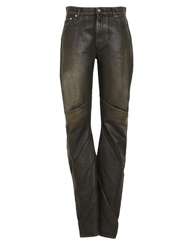 Woman Jeans Dark brown Size 27 Cotton, Polyester