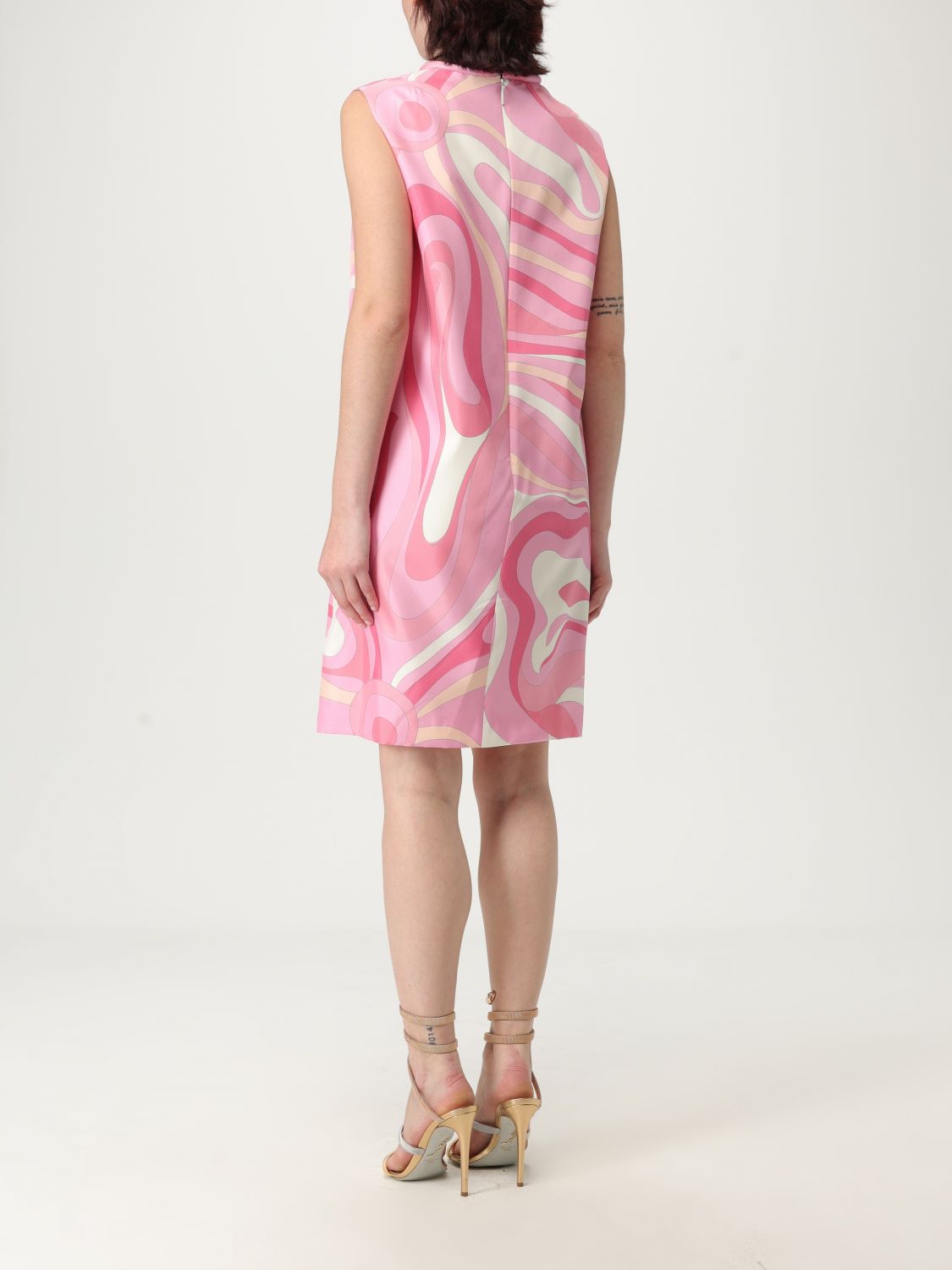 PUCCI Marmo-print dress - Pink