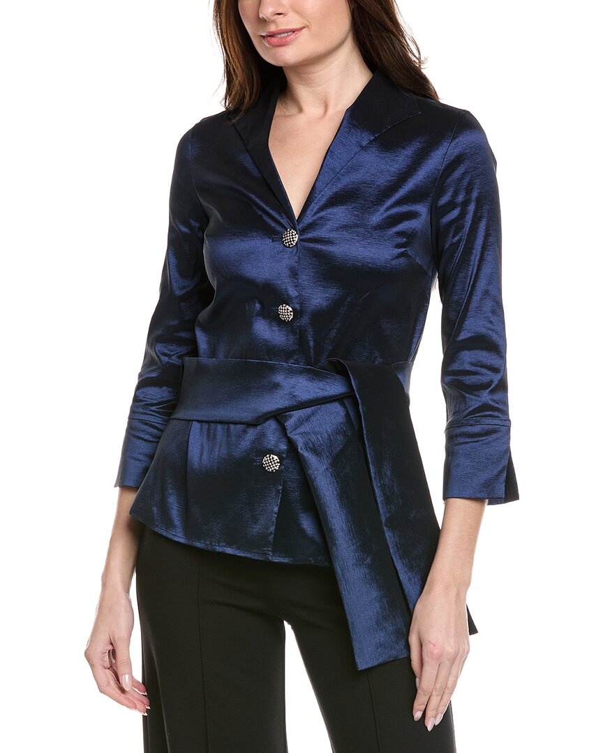Waist-Tie Embellished Top