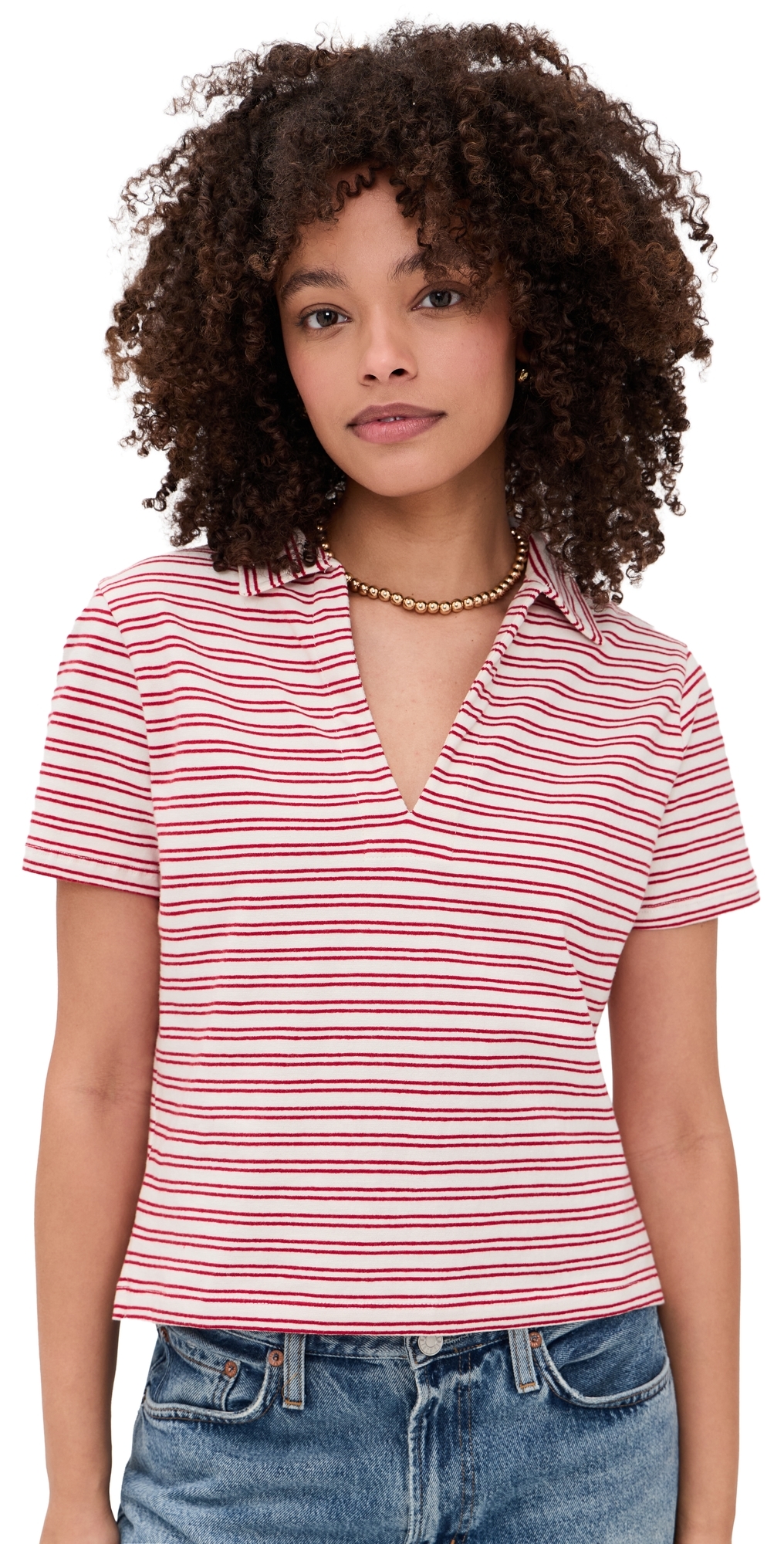 Perrin Top Natural/Red
