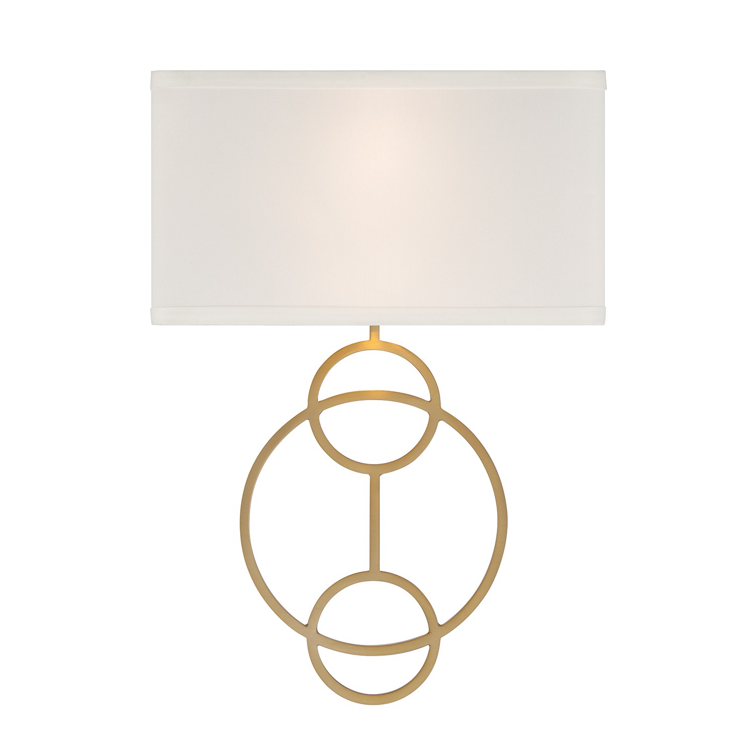 Vibrant Gold Wall Sconce from the Laurel Collection