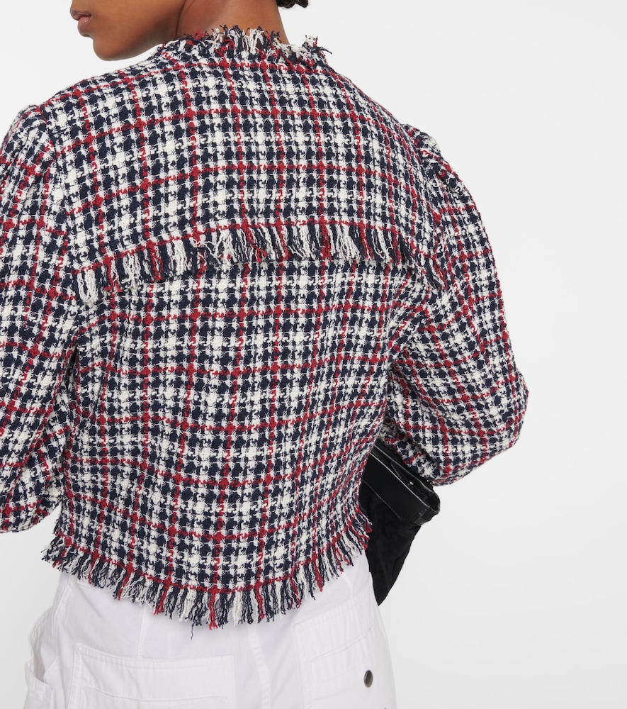 Cotton-blend tweed jacket