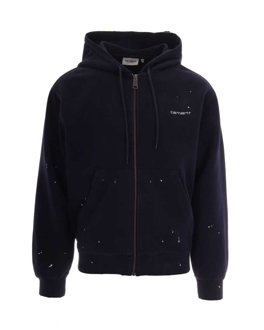 Navy Blue Hood Sweatshirts