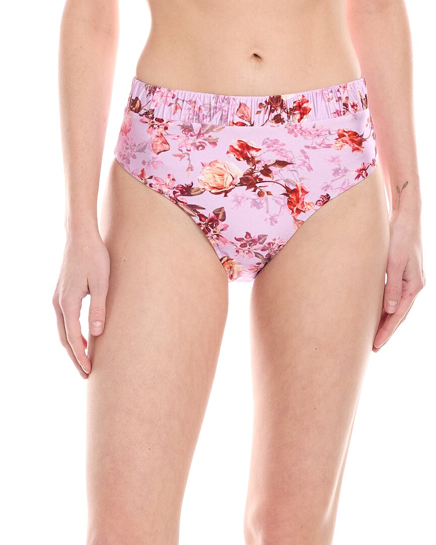 Floral Haze High-Leg Bikini Bottom