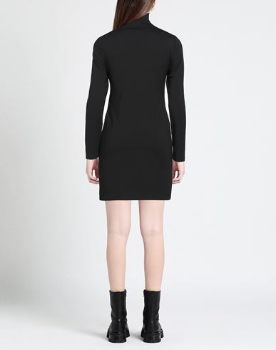 Woman Mini dress Black Size 4 Viscose, Elastane