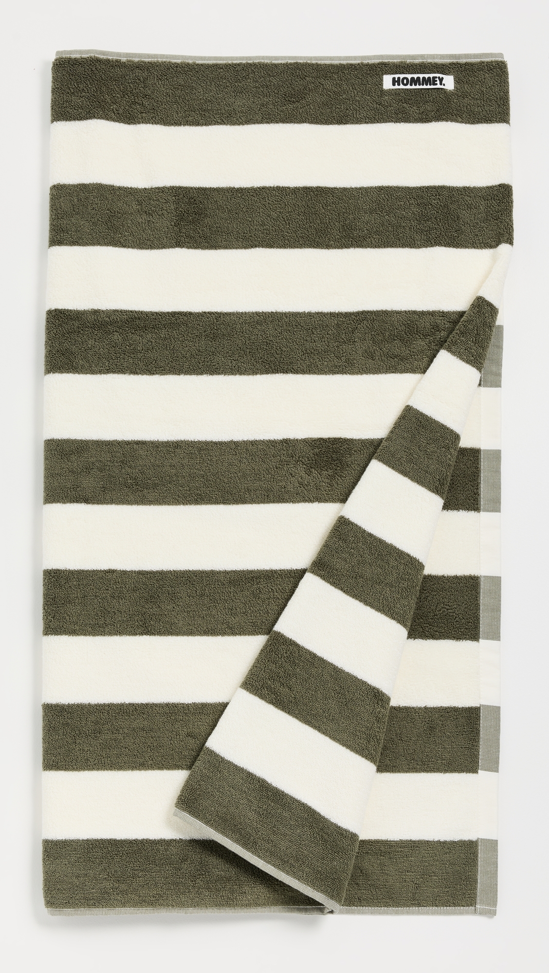 Beach Towel Matcha Stripes One Size