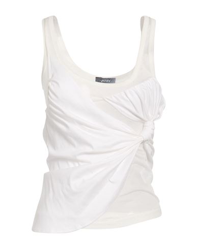 Woman Top White Size S Cotton, Viscose