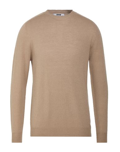 Man Sweater Beige Size 36 Virgin Wool