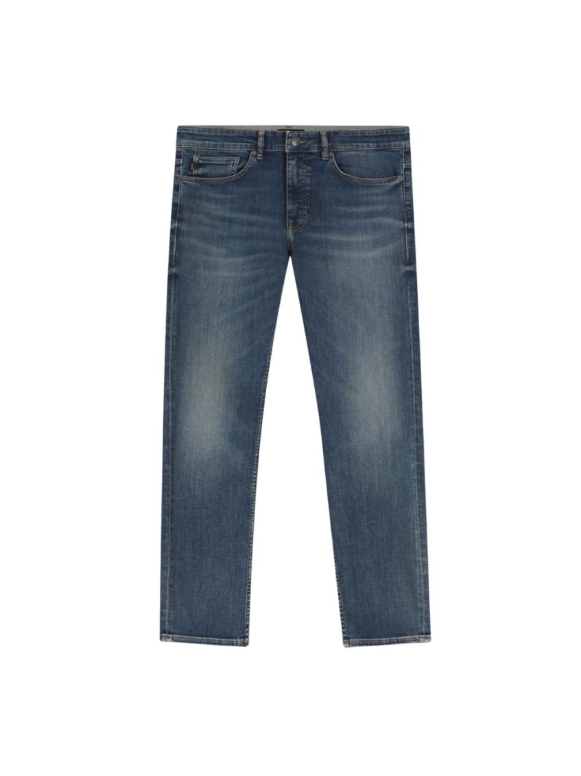Blue Mid Rise Jeans