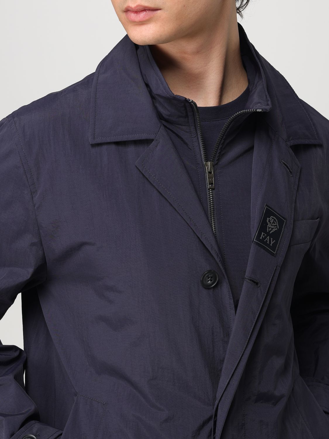Jacket Men color Blue
