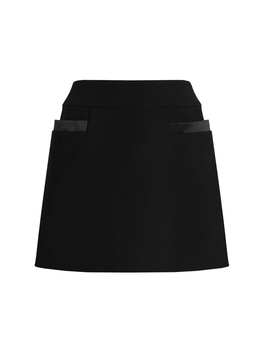 Double Crêpe Basque Skirt