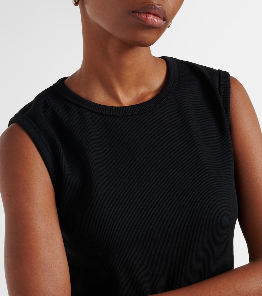 Róhe Ribbed-knit cotton-blend tank top