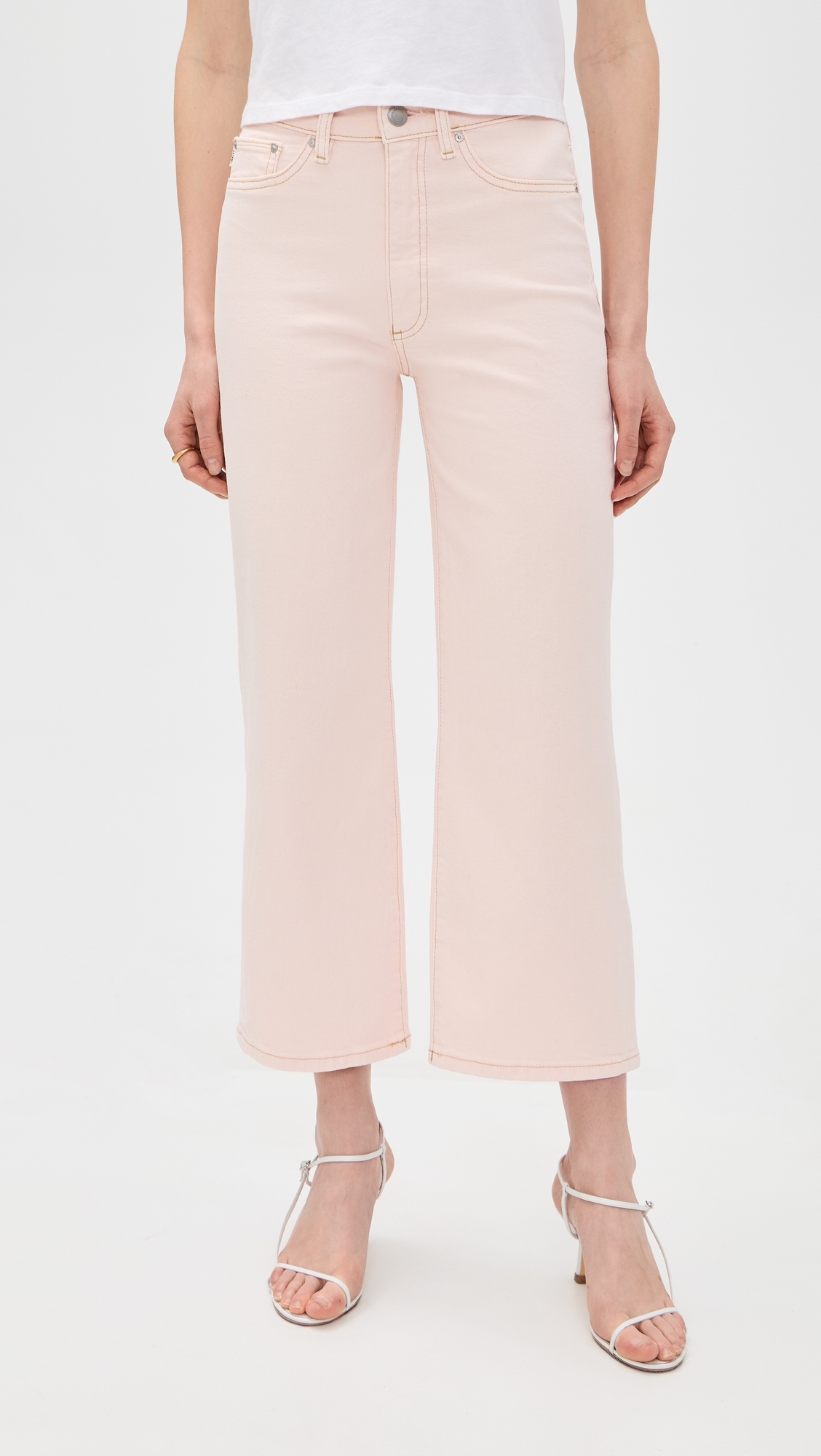 Karmine Petite Refined Wide Leg Jeans Ballet