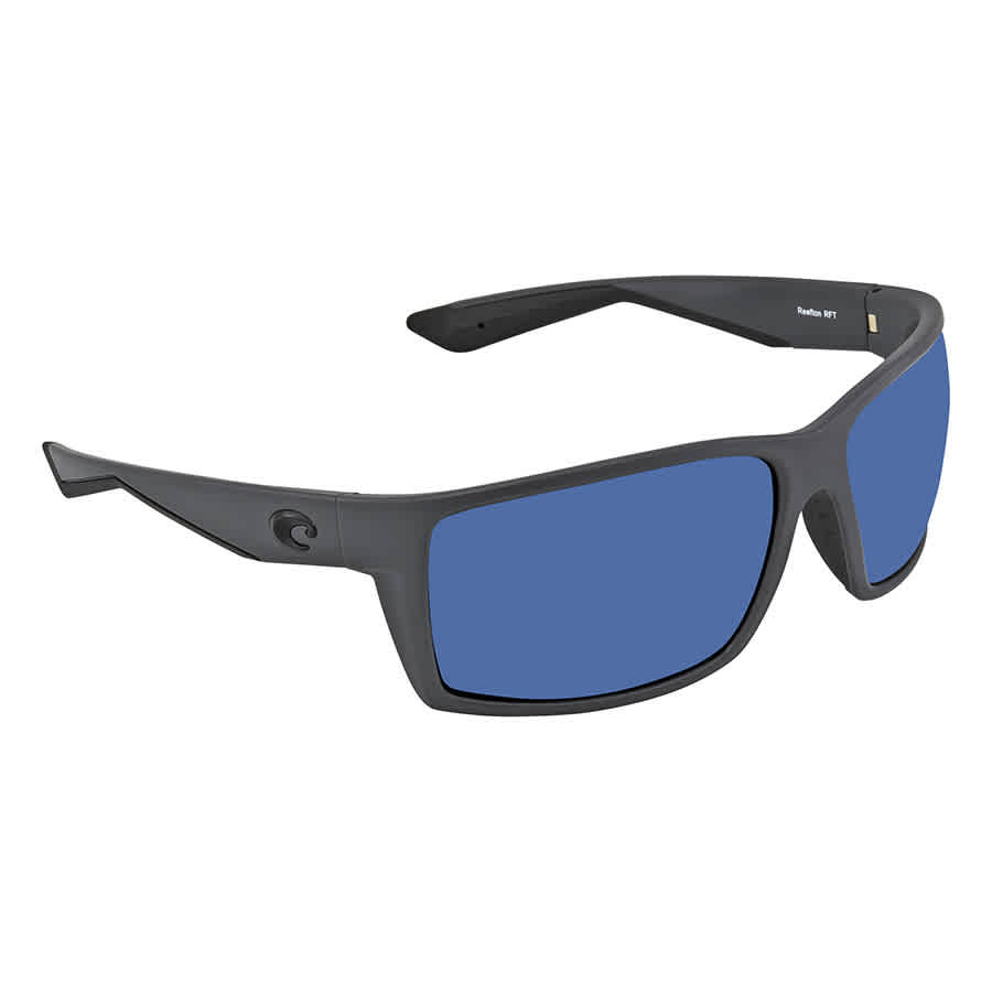 REEFTON Blue Mirror Polarized Polycarbonate Mens Sunglasses RFT 98 OBMP