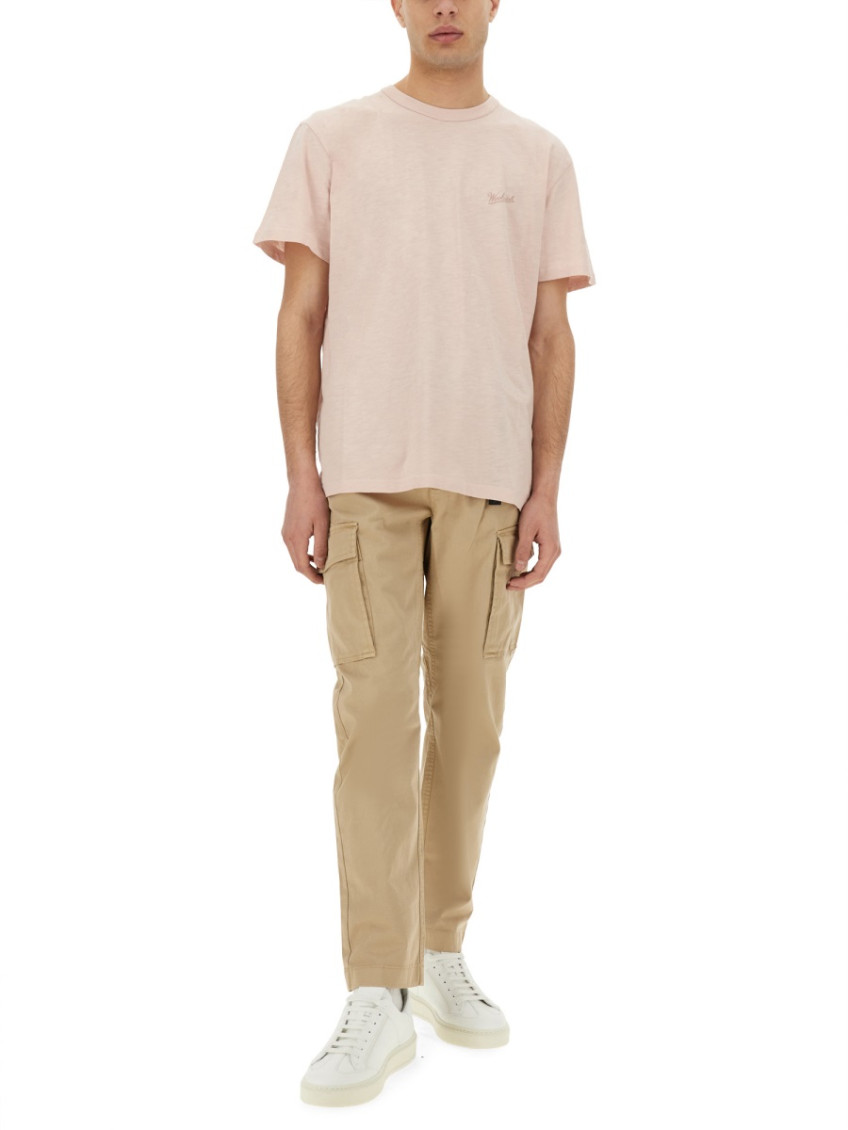 Flamed Cotton T-shirt