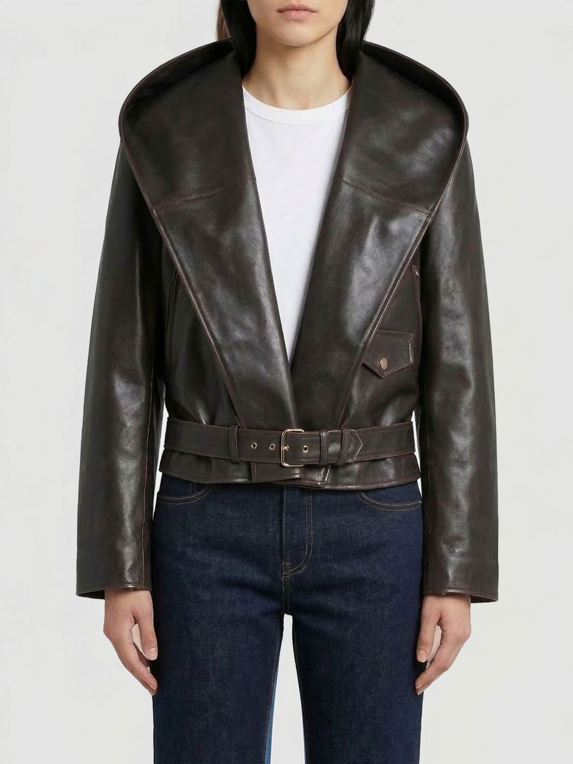 Jacket ALAÏA Woman color Ebony