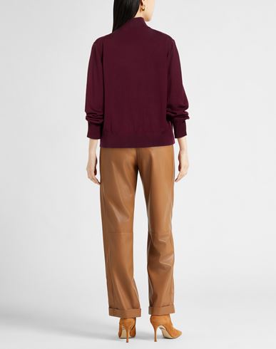 Woman Sweater Burgundy Size 12 Merino Wool