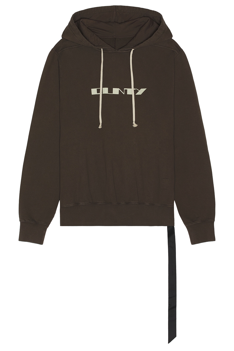 DRKSHDW by Rick Owens Oversized Hoodie in Scab in Dark Dust & Pearl - Brown. XL/1X also in