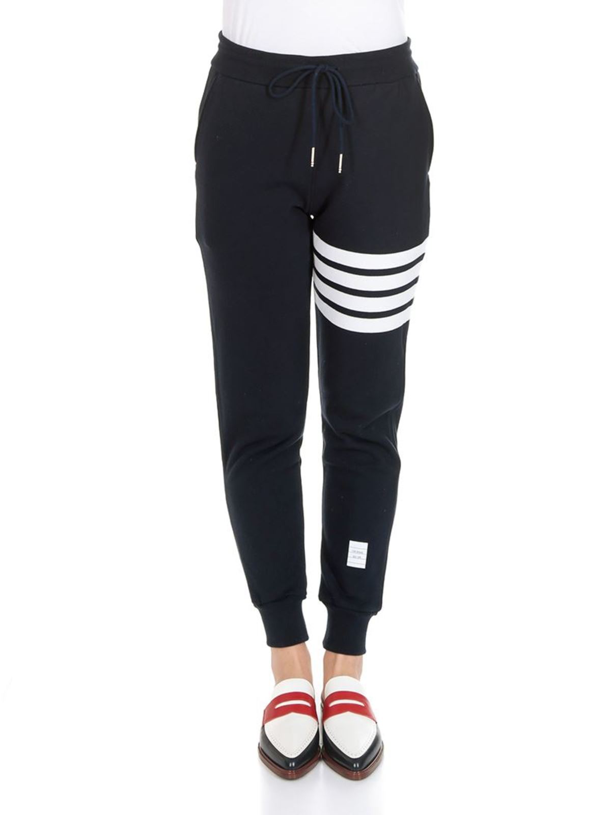 4-bar classic cotton sweatpants