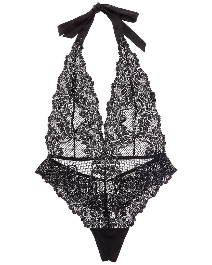 Lace Allure Halter Bodysuit