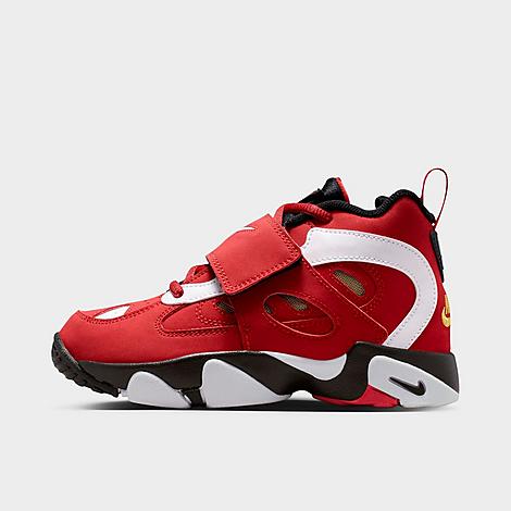 Little Kids Diamond Turf 2 Casual Shoes in Fire Red/White/Black