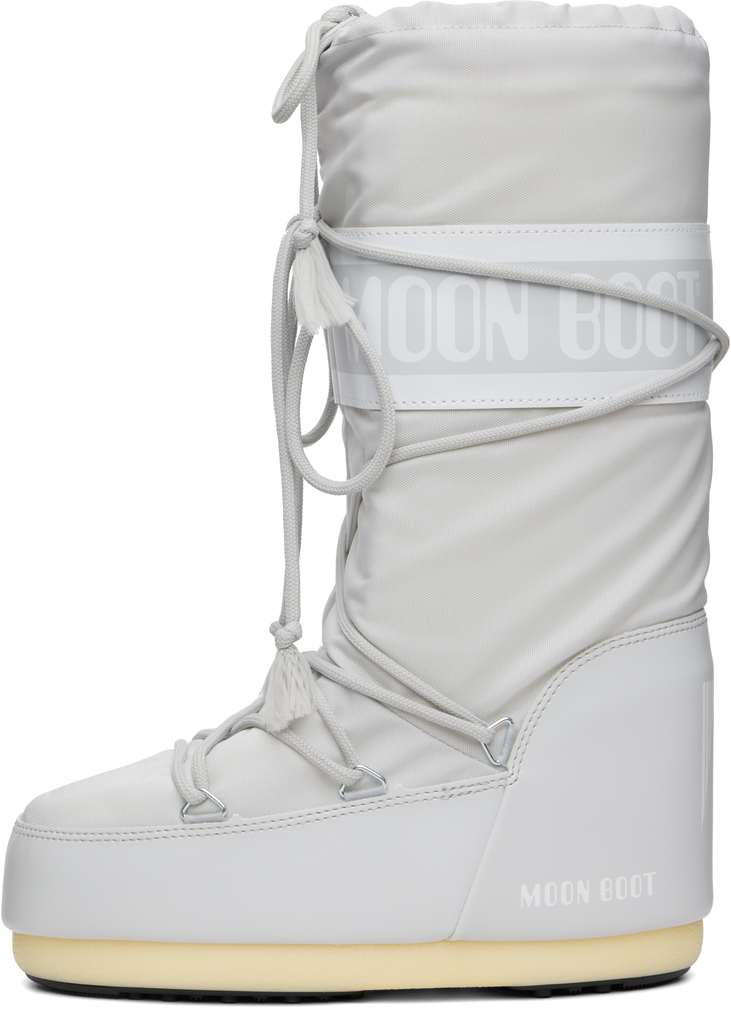 Gray Icon Nylon Boots