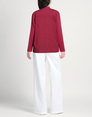 Trebarrabi Woman Top Garnet Size M Cotton, Elastane