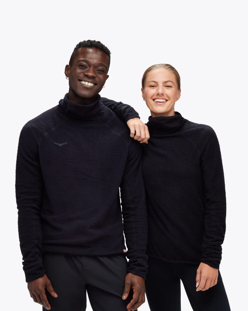 HOKA Basecamp Thermal Midlayer Hiking Shoes in Black