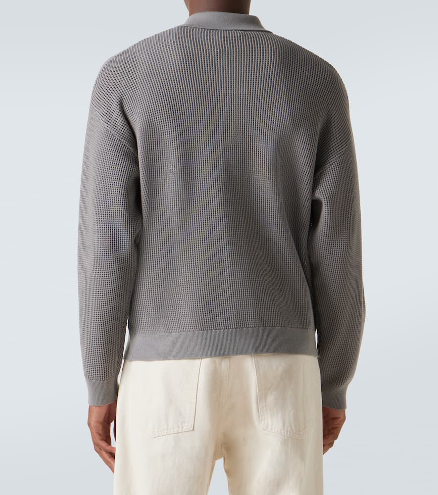 Open-knit cardigan