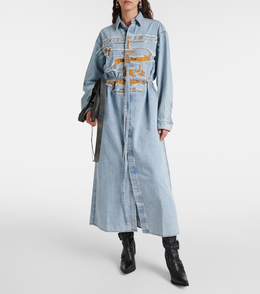 Evergreen Paris' Best denim shirt dress
