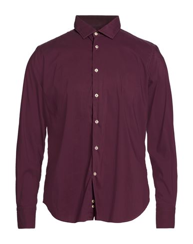 Man Shirt Burgundy Size 15 ¾ Cotton, Polyamide, Elastane