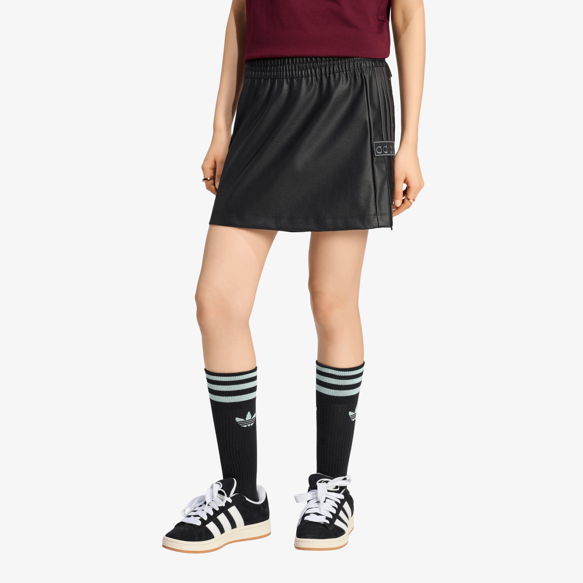 Adidas Pleather Adibreak Skirt Black/ Utility Black