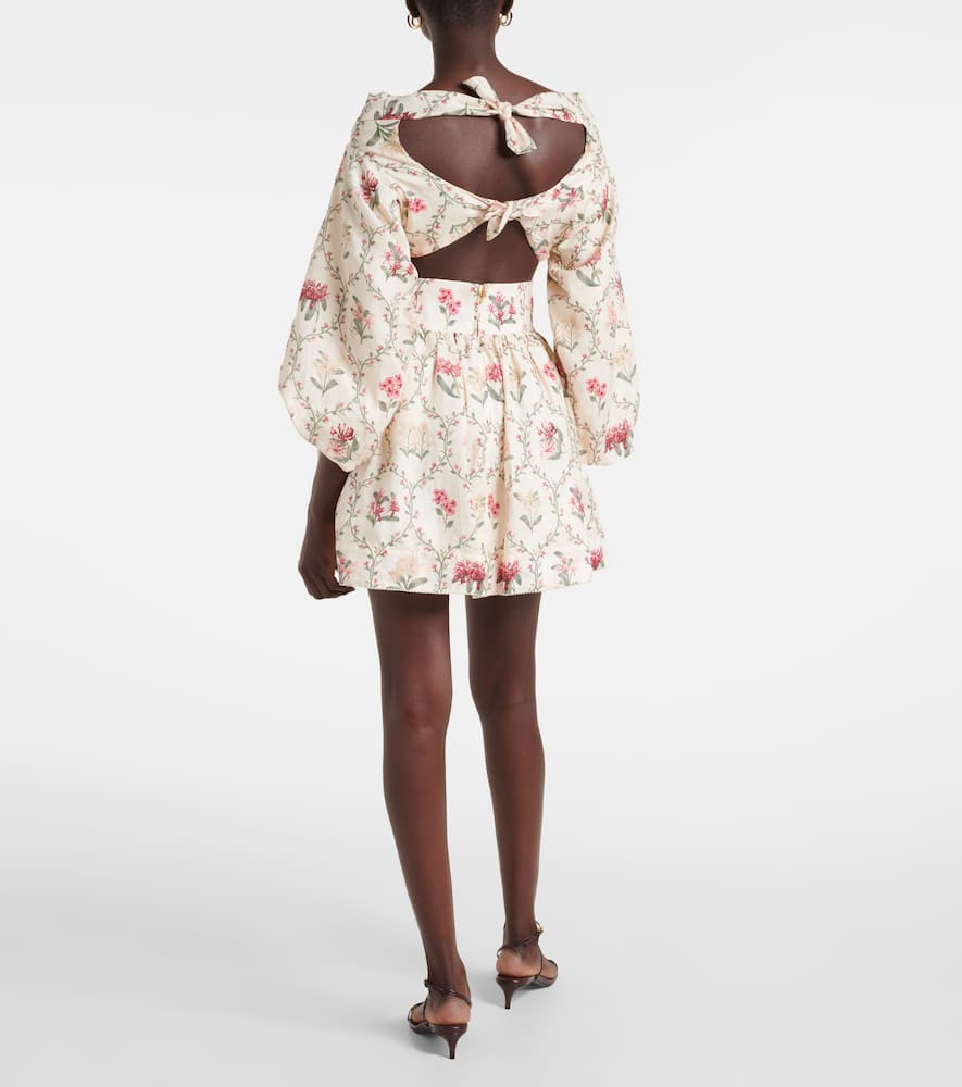 Agua by Agua Bendita Floral linen top