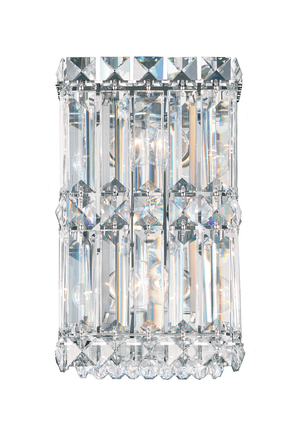 Quantum 2-Light Wall Sconce in Stainless Stee