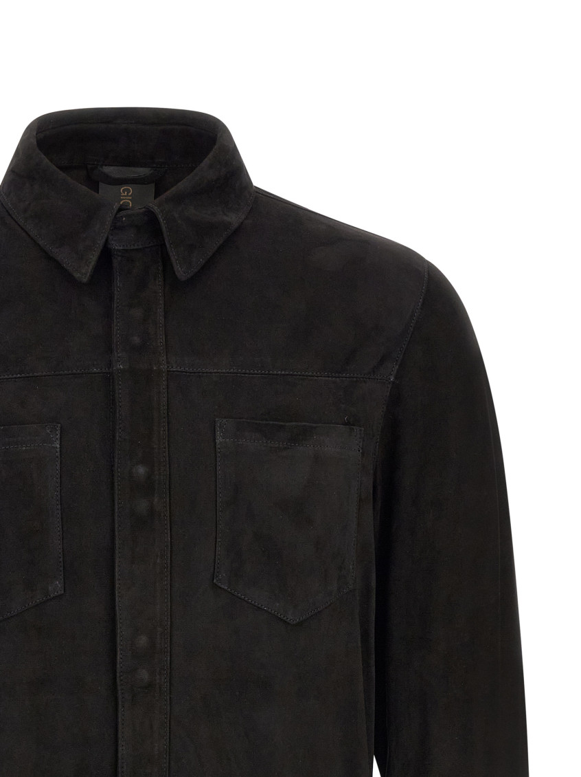 Suede Shirt Gloves