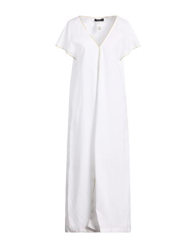 Woman Maxi dress White Size 6 Linen