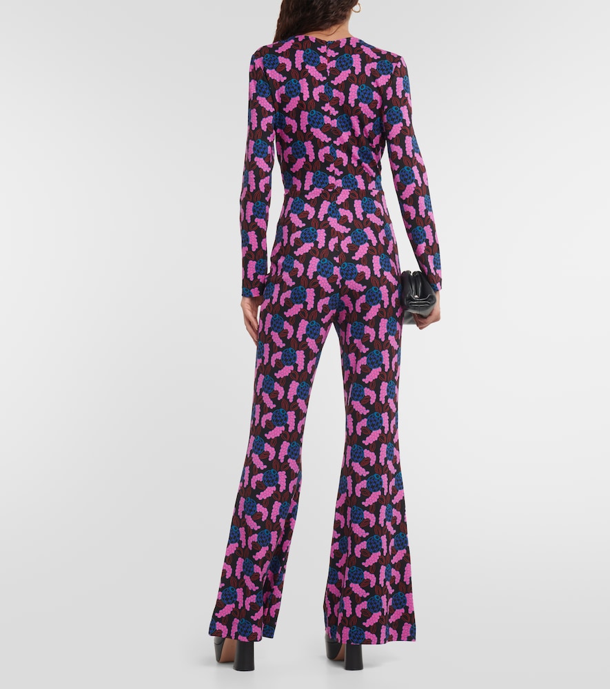 Ursula printed jersey jumpsuit