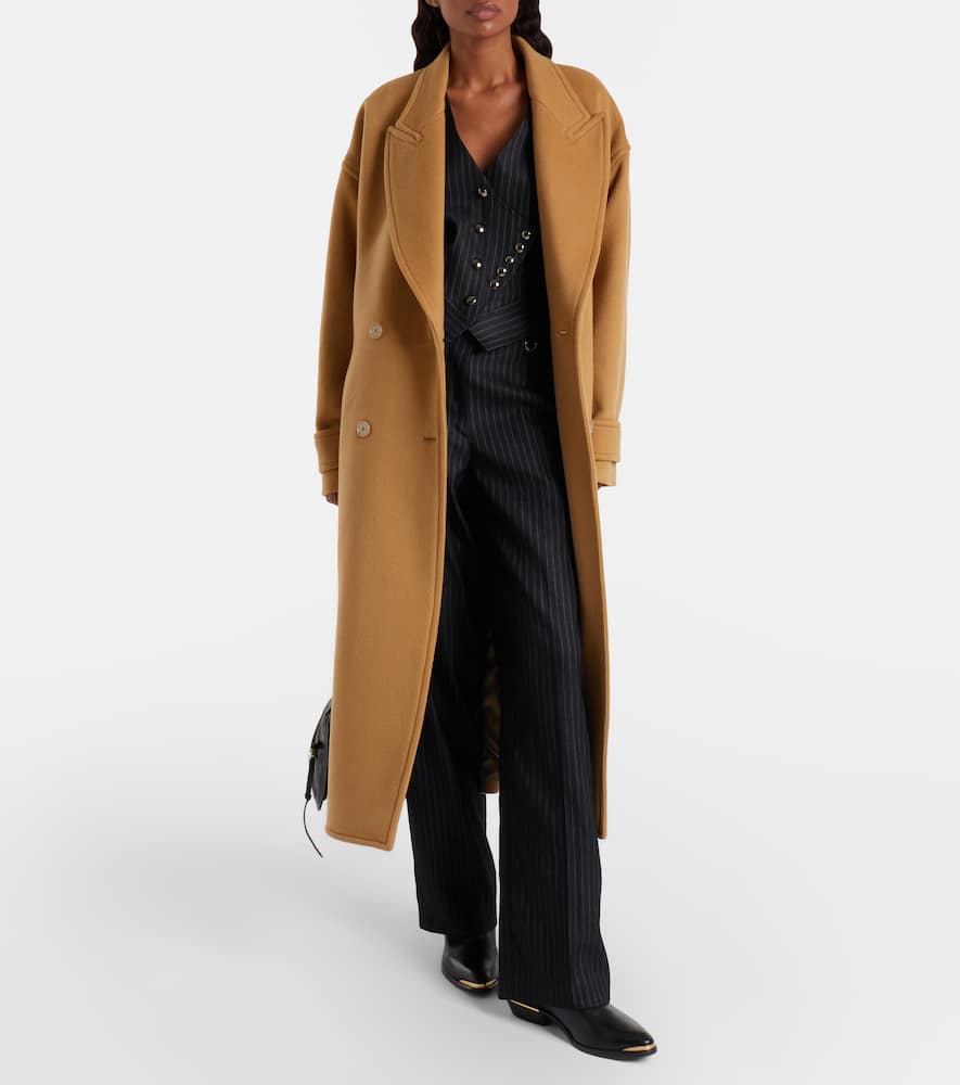 Winry wool and cashmere-blend coat