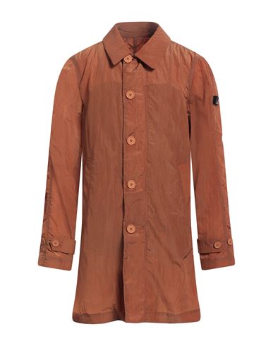 Man Overcoat & Trench Coat Brown Size M Polyamide