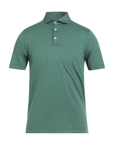 Man Polo shirt Green Size 36 Organic cotton