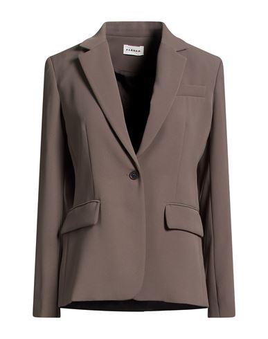 P. a.r. o.s. h. Woman Blazer Taupe Size M Polyester