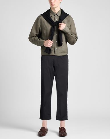 Man Pants Black Size 27 Cotton, Polyamide, Elastane