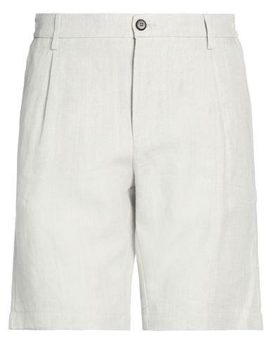 Platinum Man Shorts & Bermuda Shorts Light grey Size 31 Linen