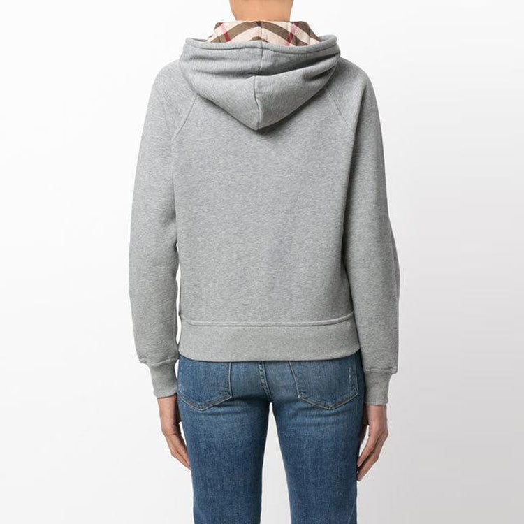 (WMNS) Zipper hooded Casual Jacket 'Gray'