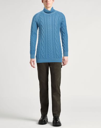 Man Turtleneck Azure Size 36 Cashmere