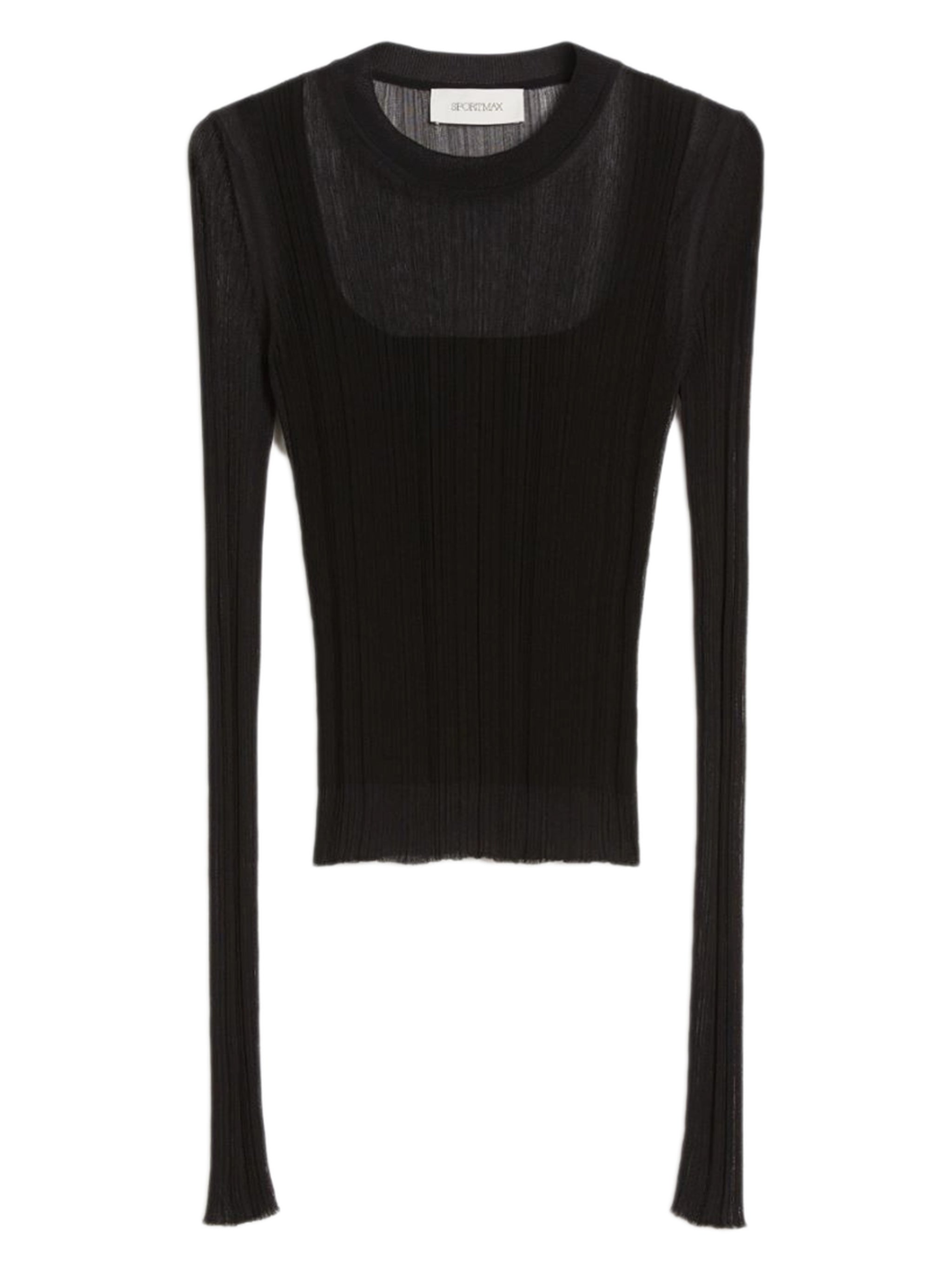 Ribbed Knit Tank-Top Effect Trompe l'oeil Regular Fit Covering