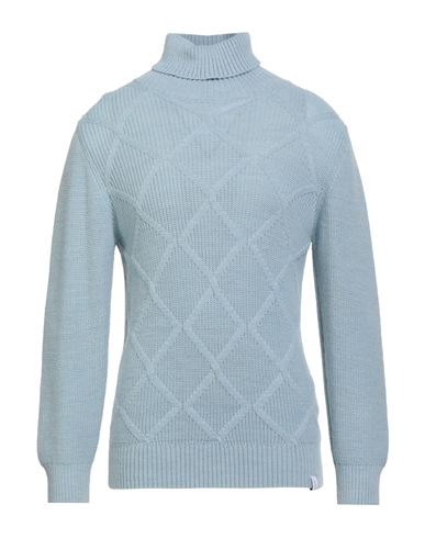 Man Turtleneck Sky blue Size XL Acrylic, Wool