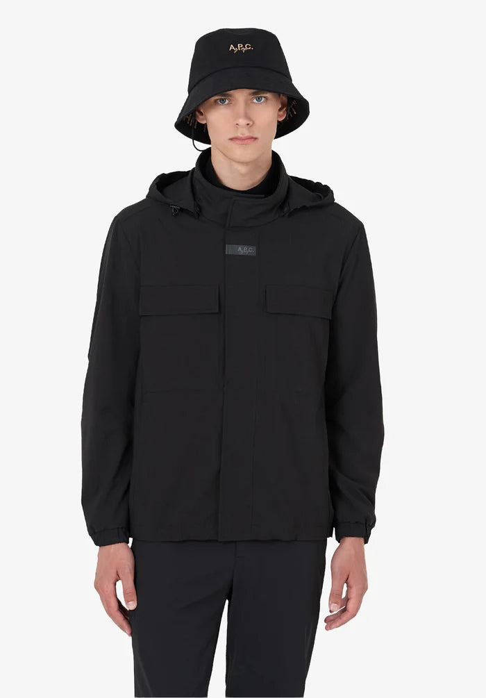 A. P.C. Waterproof jacket S LZZ - Black