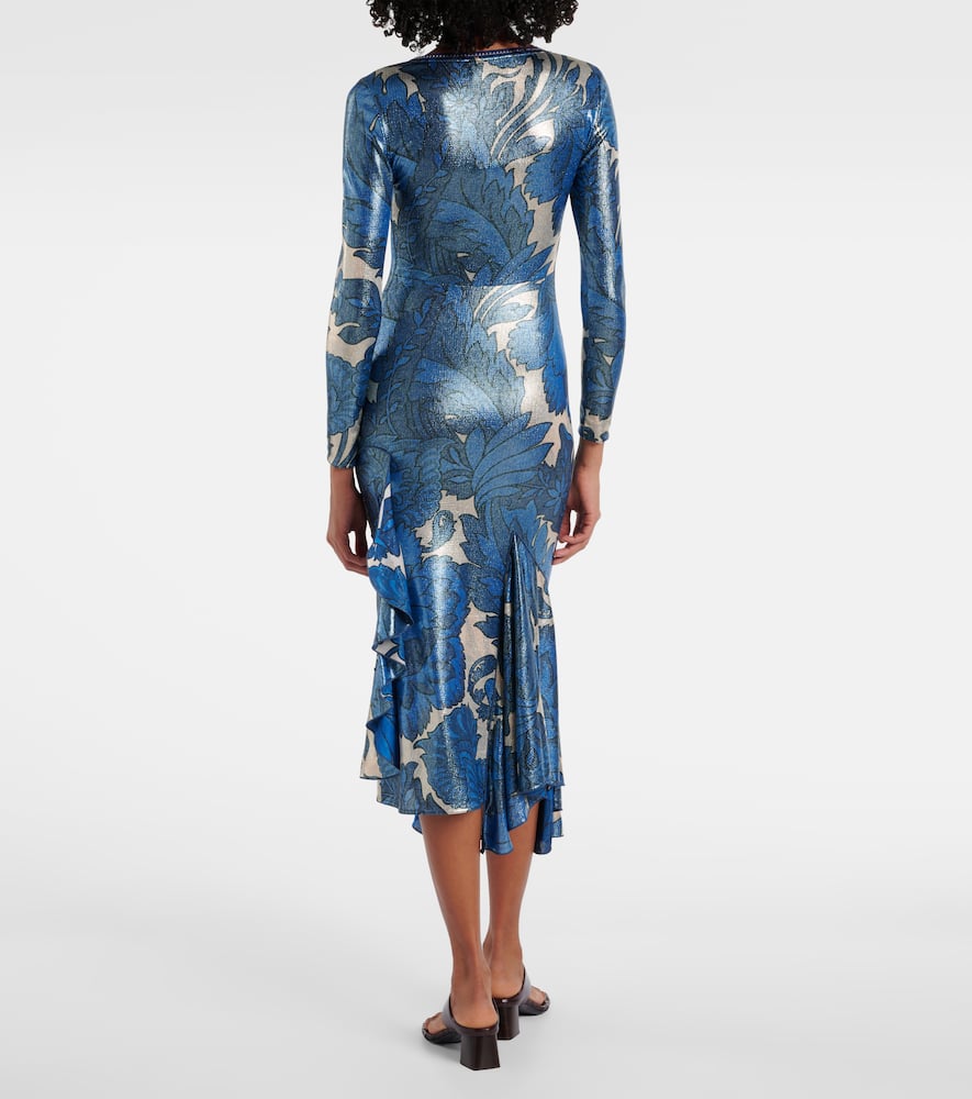 Printed midi dress